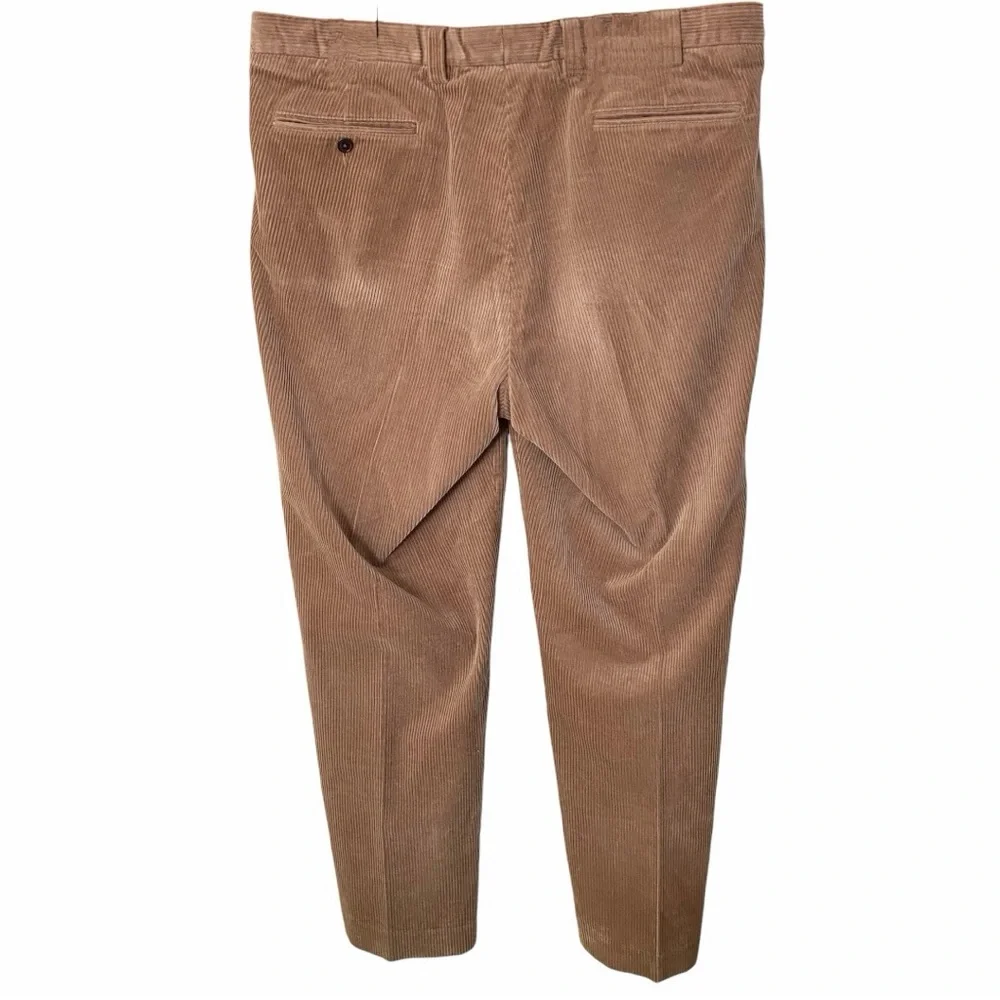 Orvis Brisbane Moss Heavy Corduroy Pants Men 38x29 Brown Made in Portugal‎